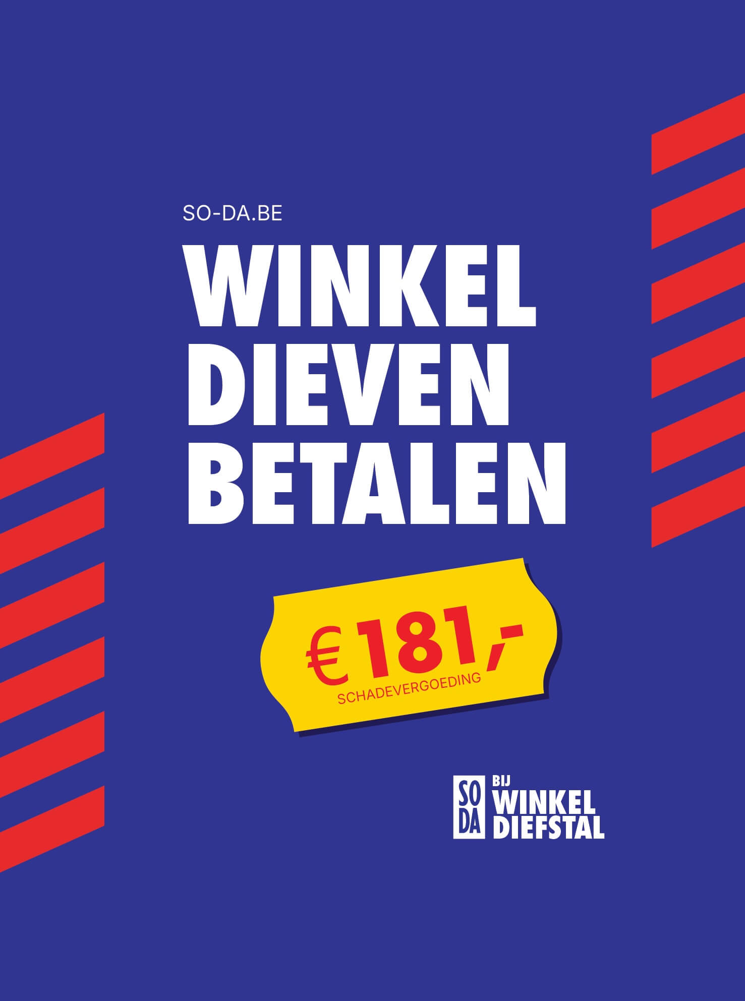 Deur- en winkelsticker (BE)