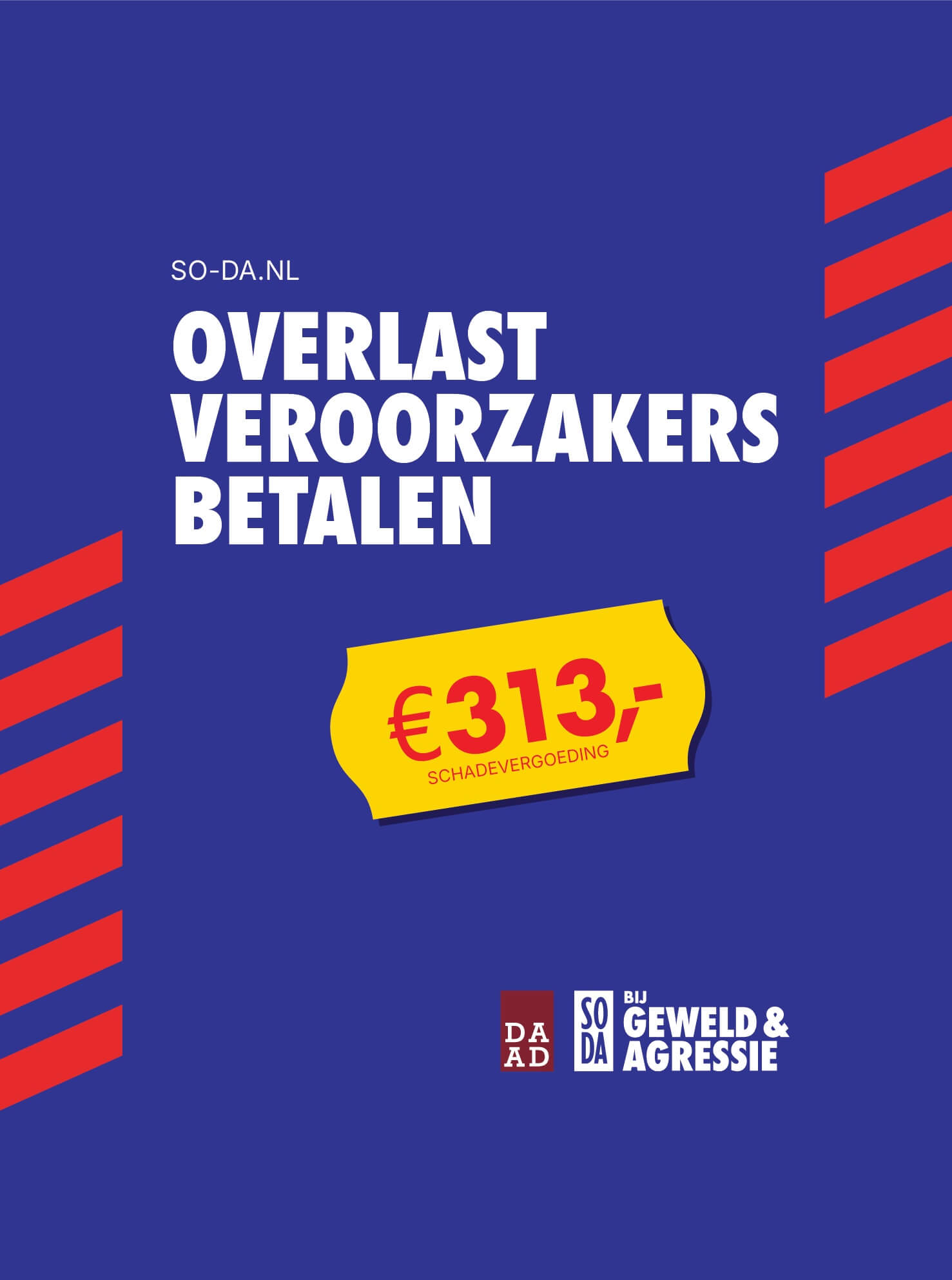 Ingangsticker geweld en agressie