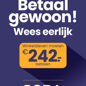 Poster Betaal gewoon!